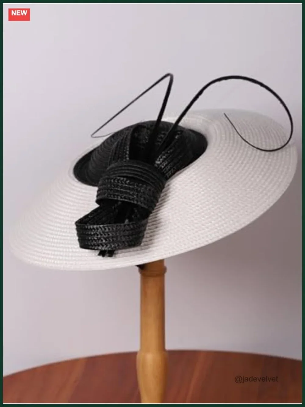 Vintage Fascinator Pillow Hat for Women, Fedora Wide Brim, Adjustable